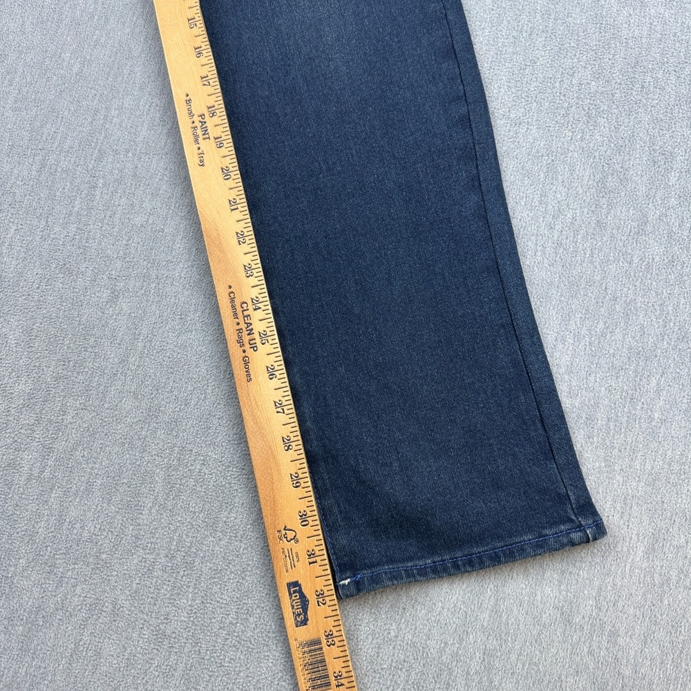 True Religion Jeans Mens 33 Blue Rocco Relaxed Skinny Denim Dark Wash Stretch - Picture 13 of 15